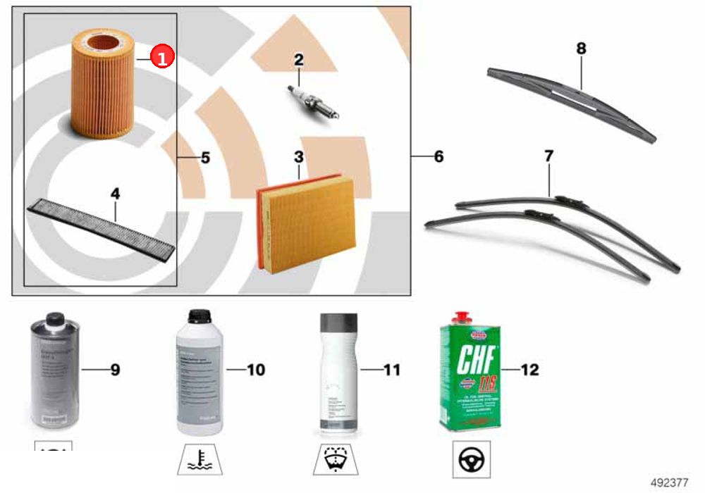 Oil Filter OE 11427622446