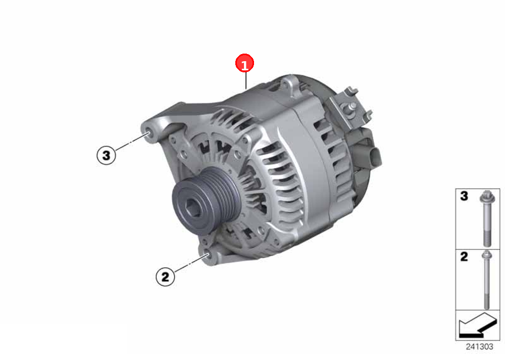 RP REMAN alternator OE 12317605480