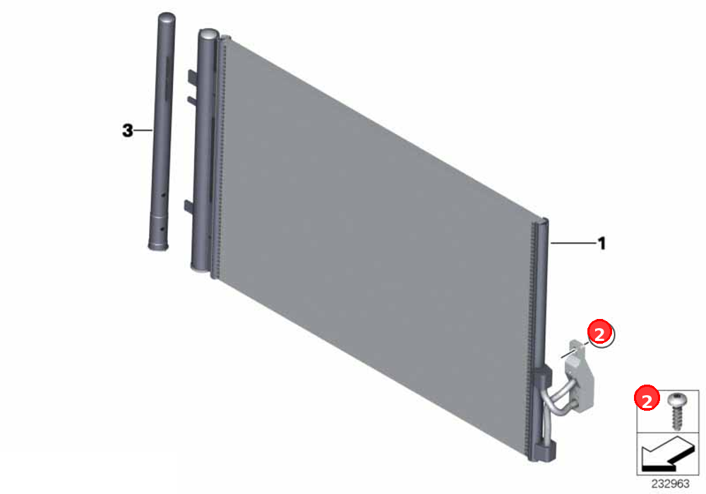 Screw, self tapping OE 17117536971
