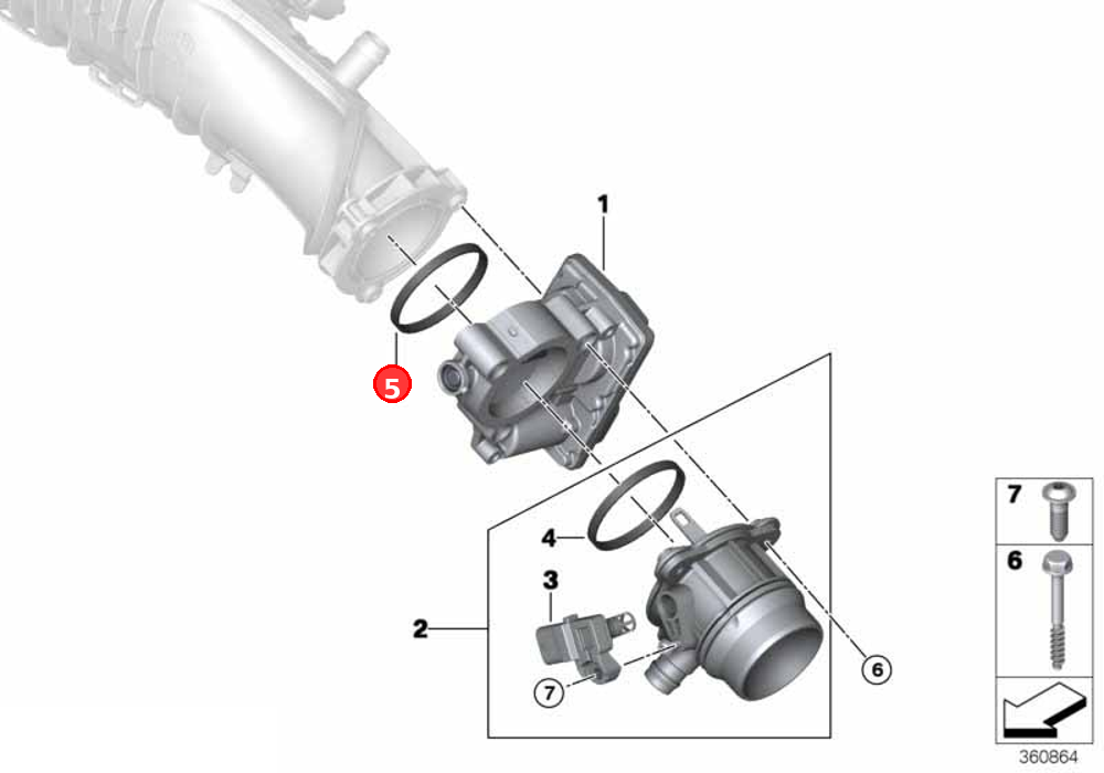Profile-gasket OE 11617633521