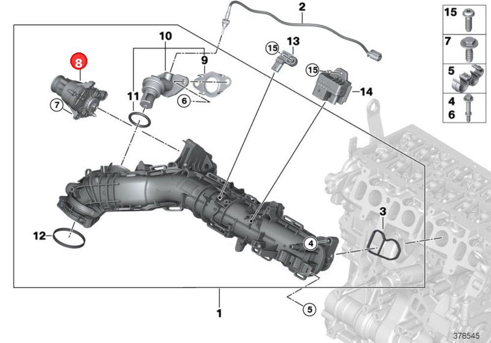 Adjuster unit OE 11618570791
