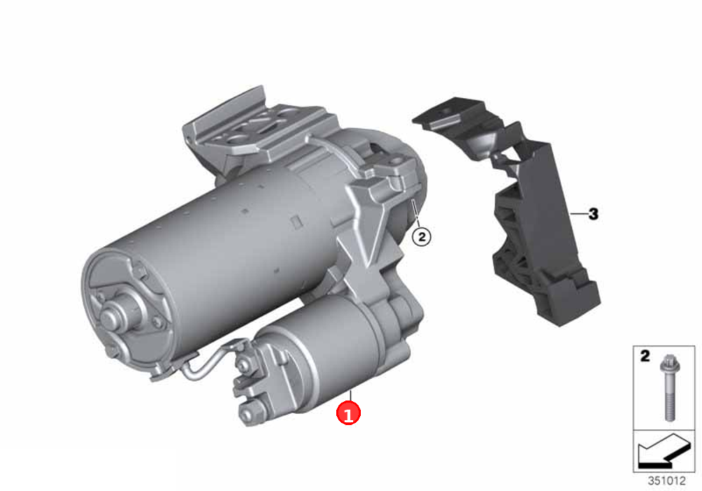 RP Starter motor OE 12418570846