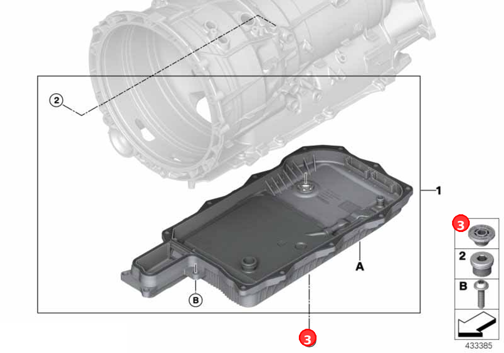 Oil drain plug OE 24117588765