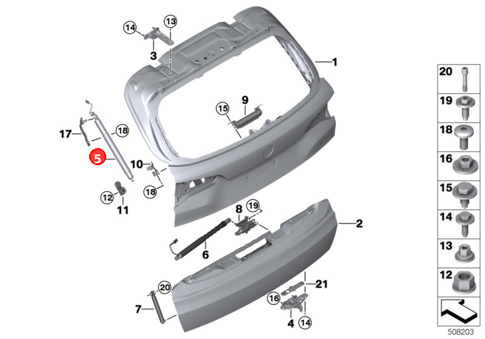 Spindle drive OE 51249482800