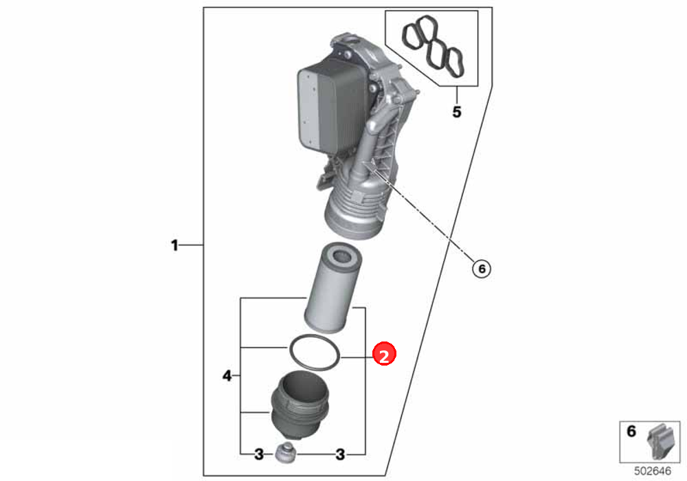Set oil-filter element OE 11428593186