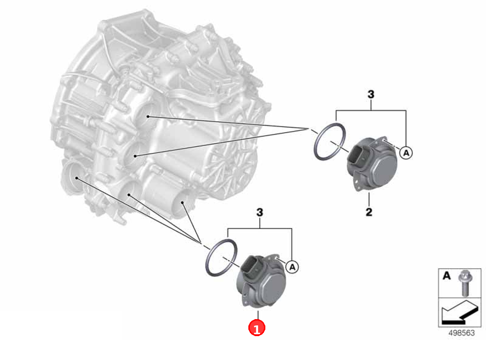 El.motor clutch actuator/clutch cooling OE 28008486550