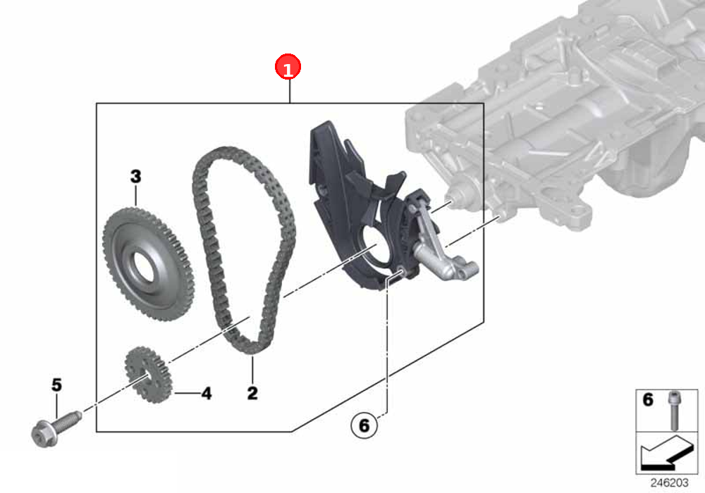 Chain drive OE 11417605366