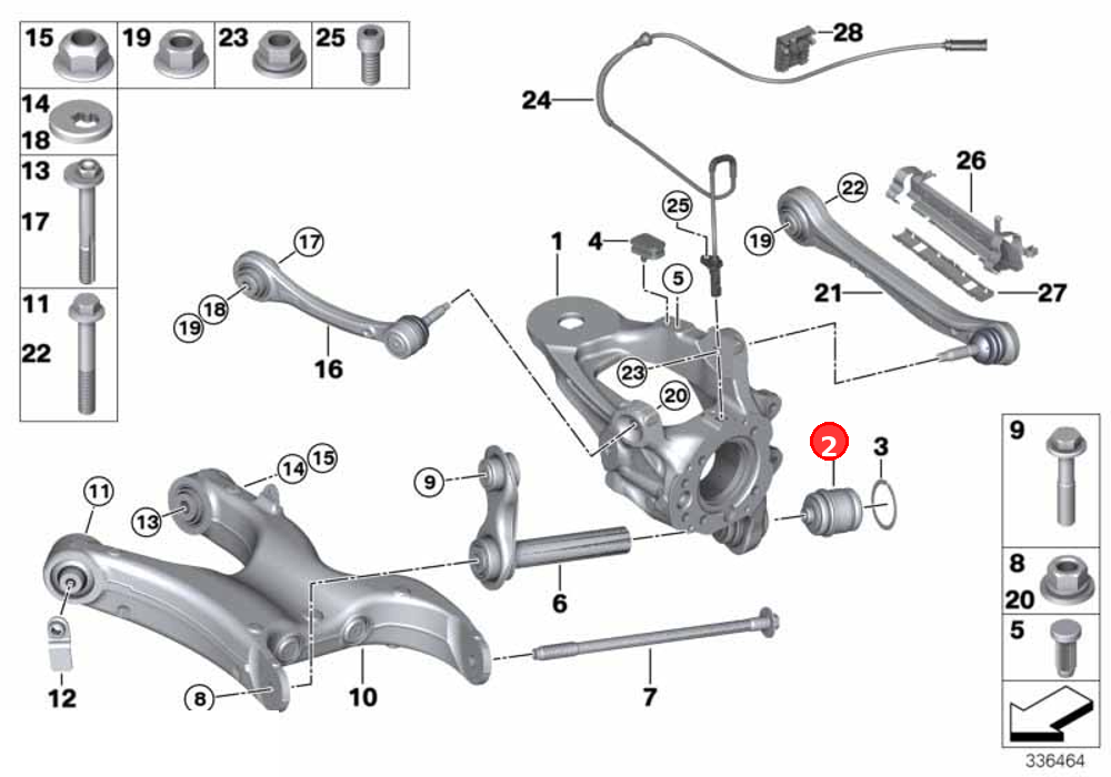 Ball joint OE 33326770985