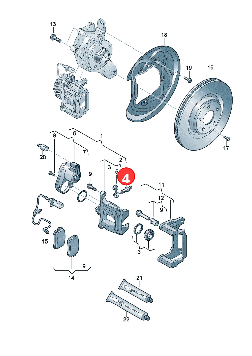 Breather valve OE 1K0615273C
