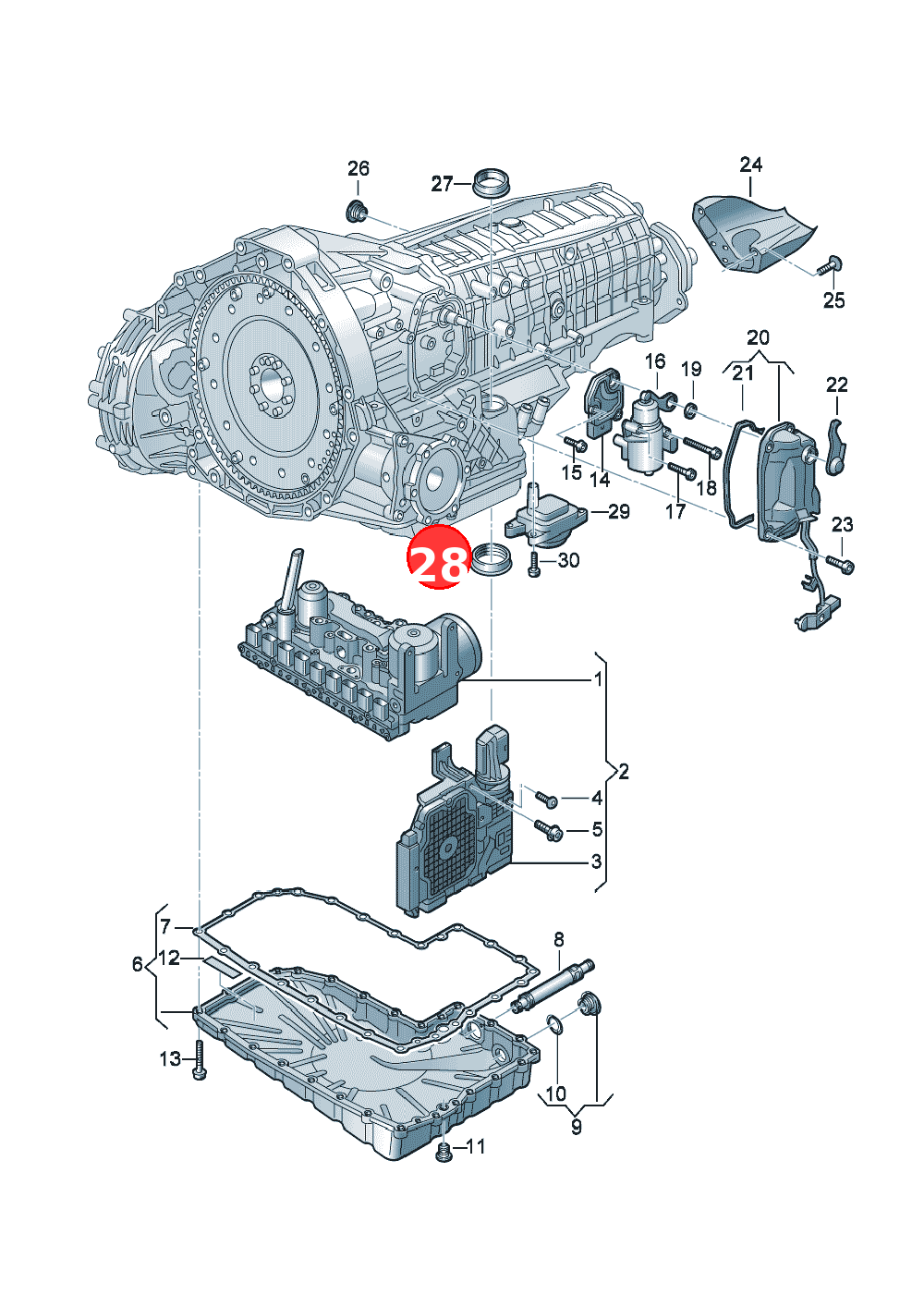Seal           Included in position: OE 0CK927523