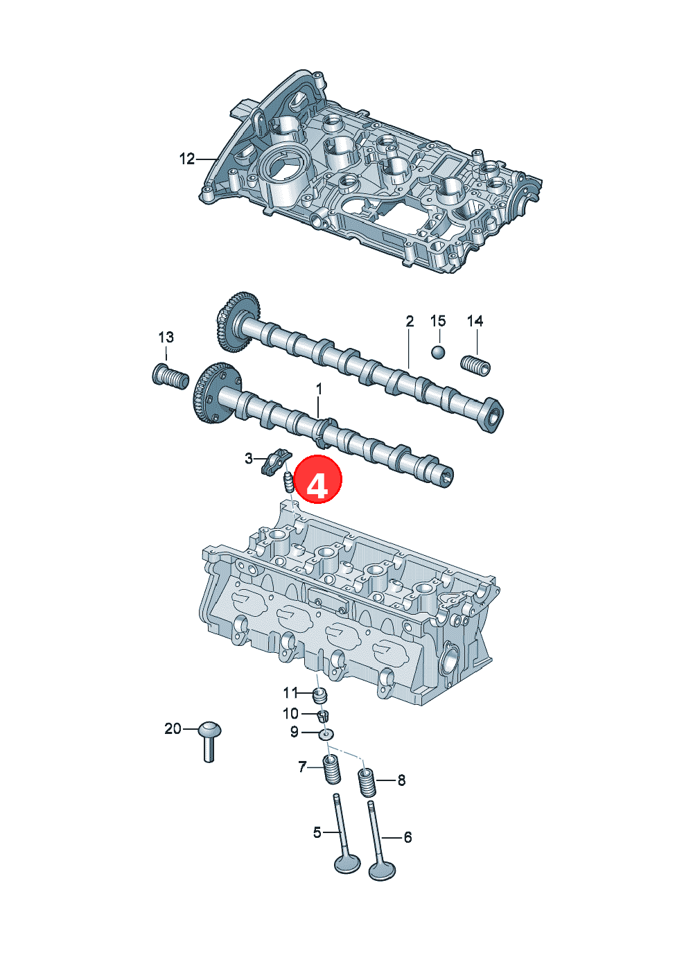 equalizing element, hydraulic  D              - 01.02.2022 OE 022109423D