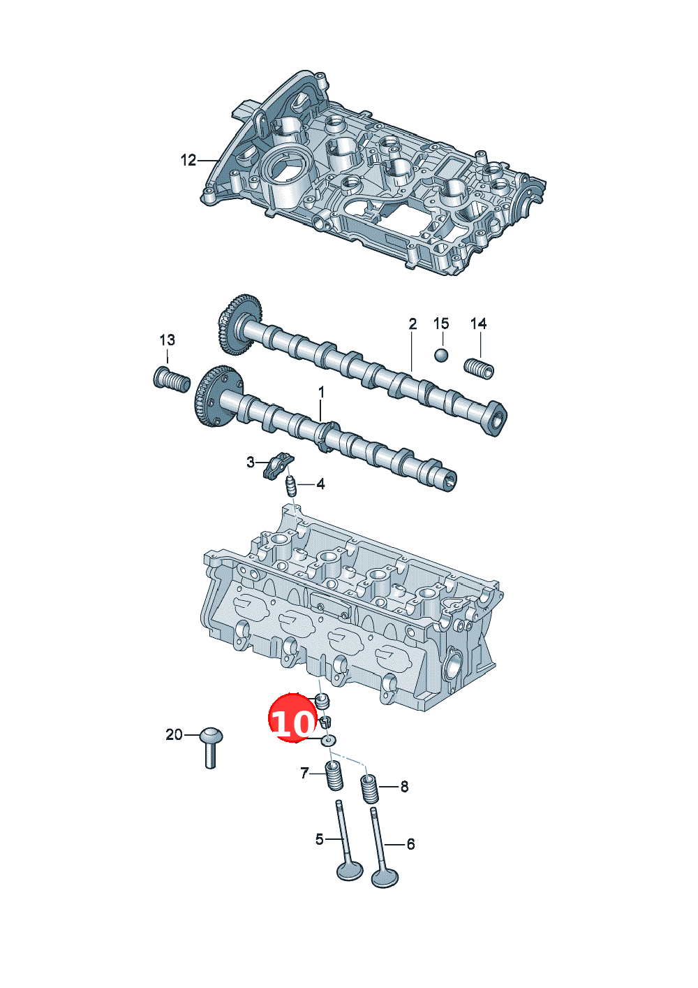 cotter, split OE 036109651