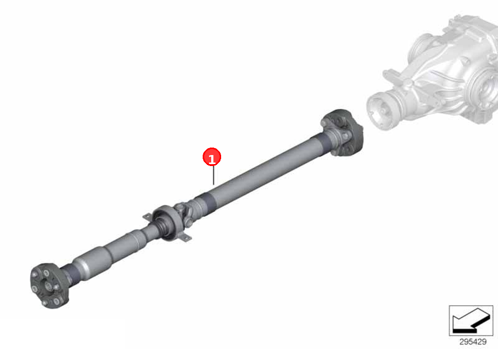 Automatic drive shaft gearbox OE 26107527339