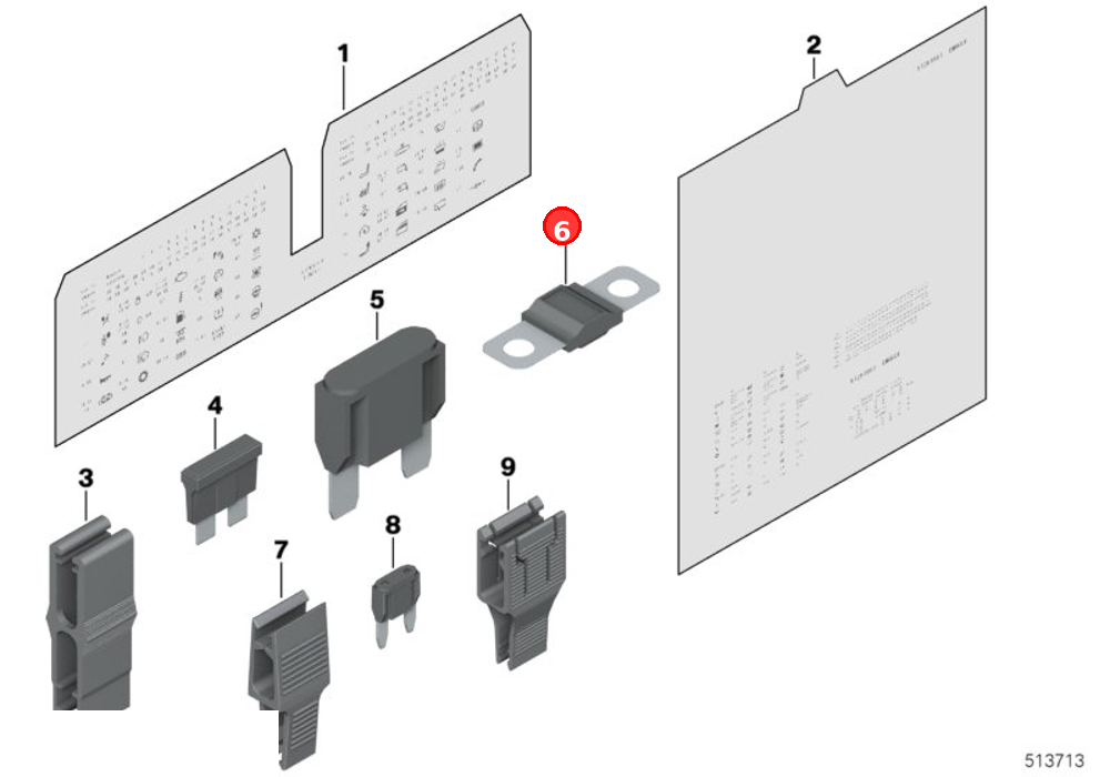 Fuse OE 61138365903