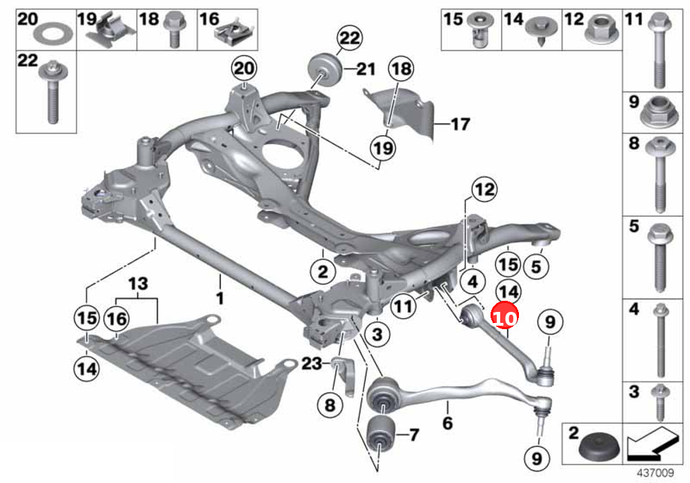 Wishbone, left OE 31126852991