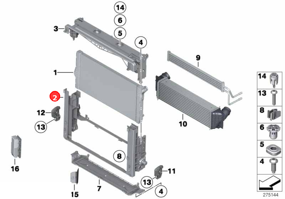 Module carrier OE 17117804617
