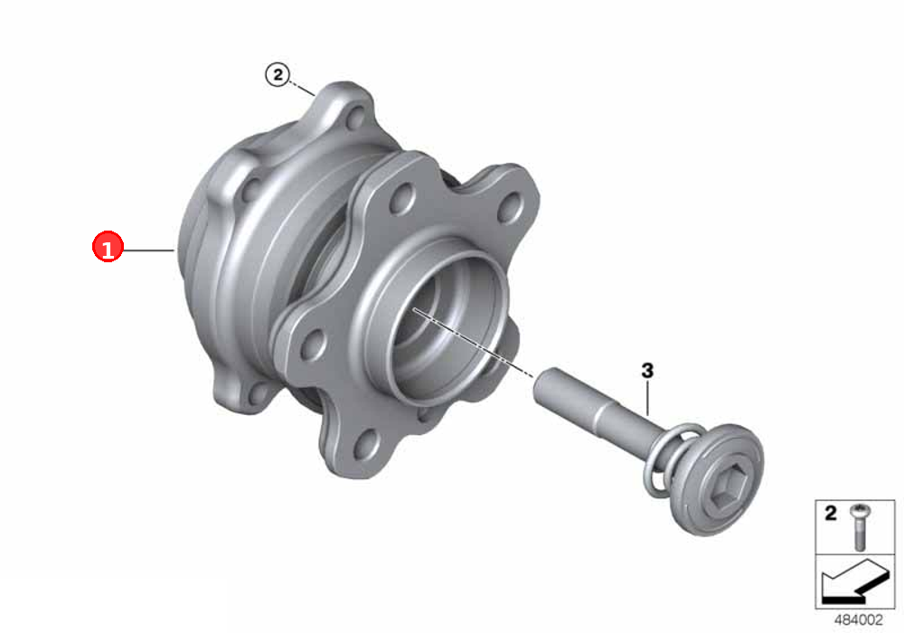 Set, wheel bearing OE 31202408656