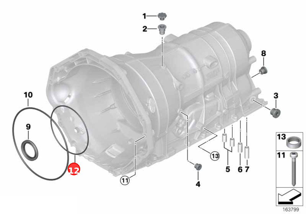O\-ring OE 24201217321