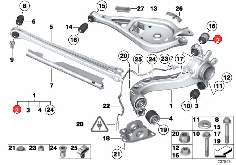 Ball joint OE 33306852895