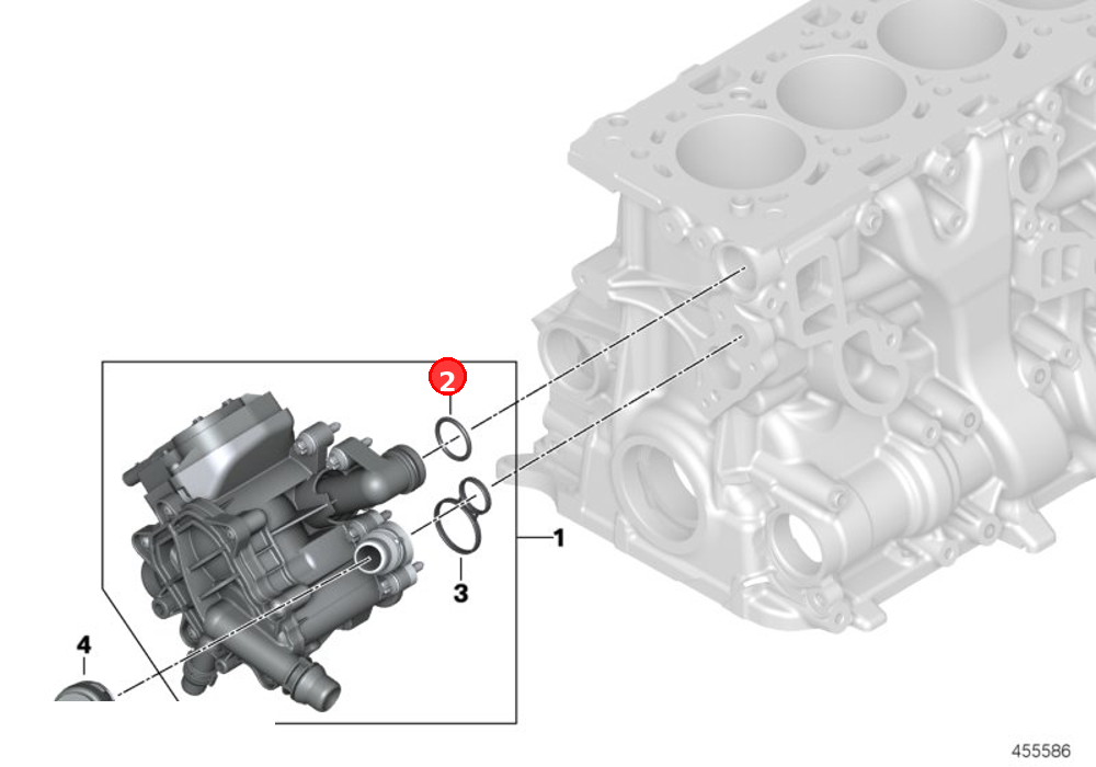O-ring OE 11538658573