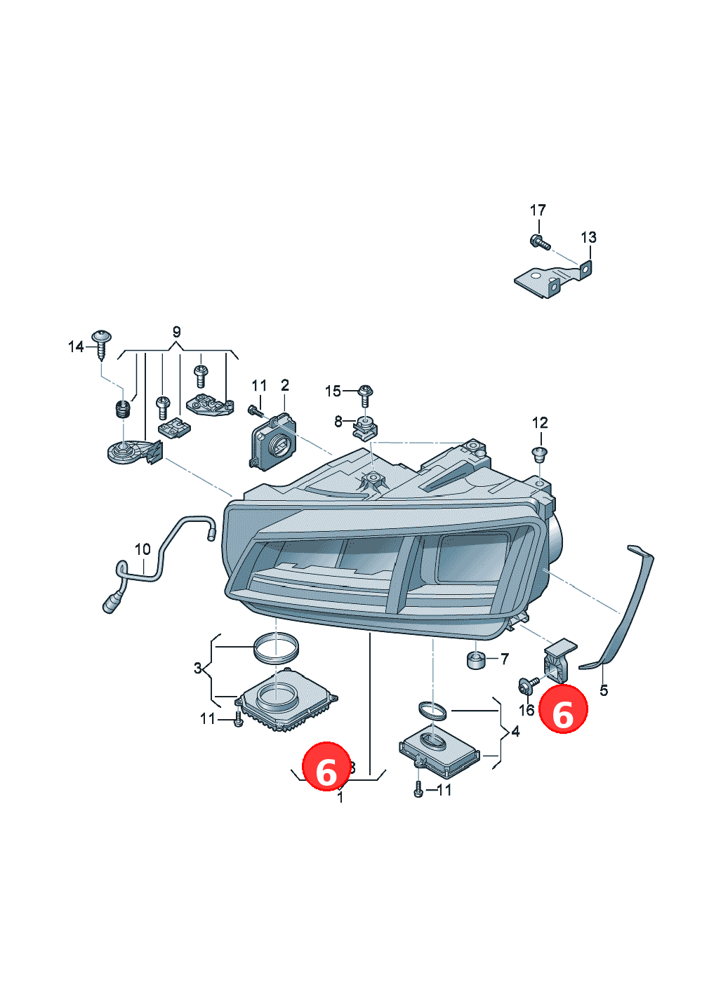 Bracket OE 8S0941453