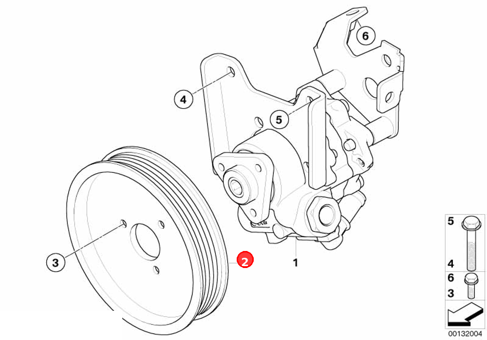 Pulley OE 32427516848
