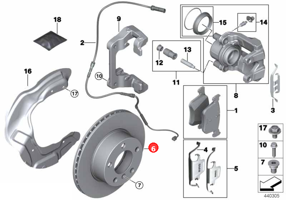 Brake disc, ventilated OE 34116792217