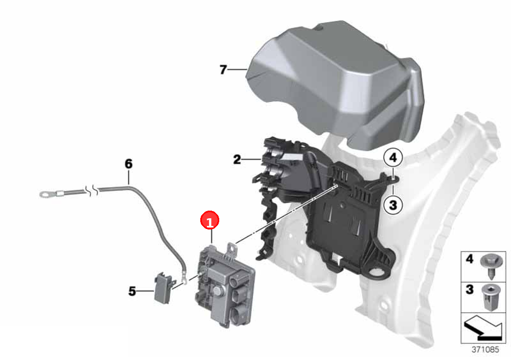 Integrated supply module OE 12637633242