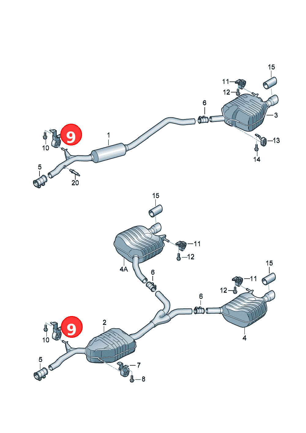 Bracket OE 8K0253144E
