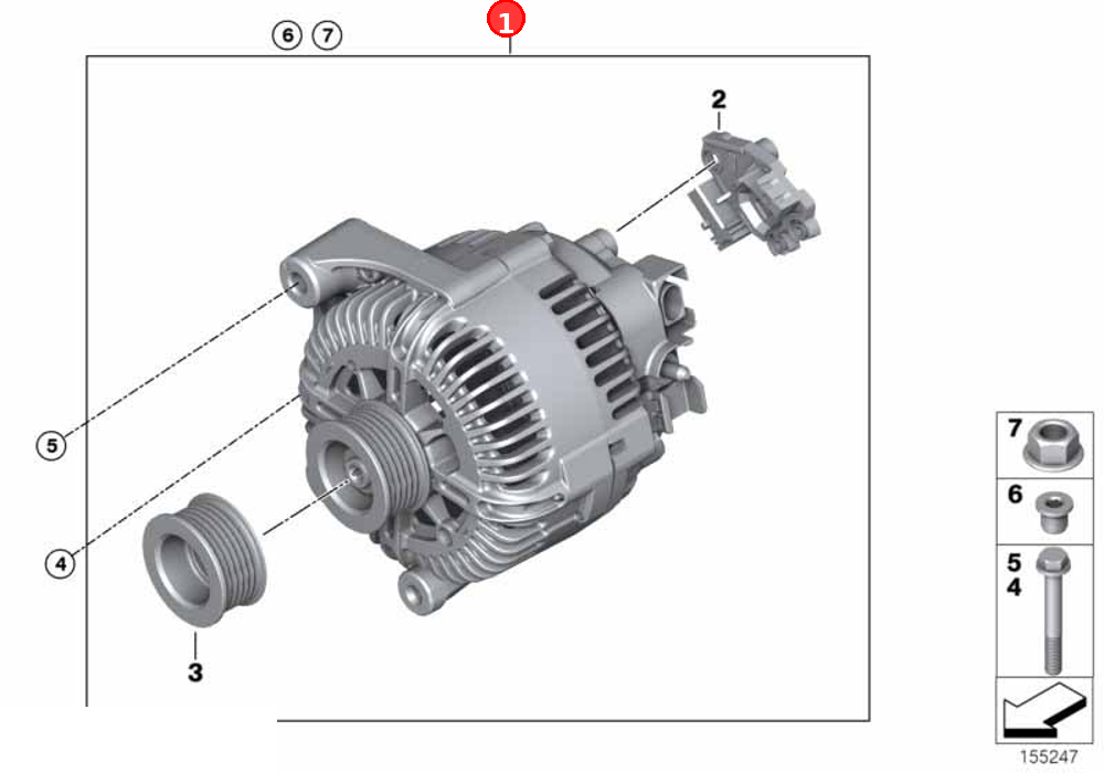 Generator OE 12317561003