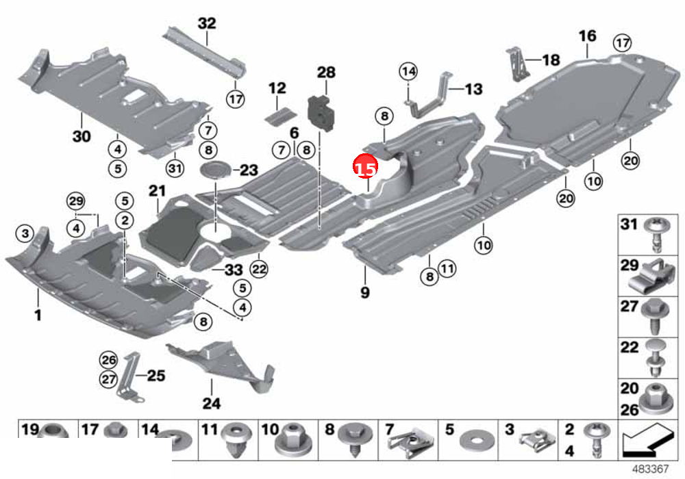 Cover OE 51757171390