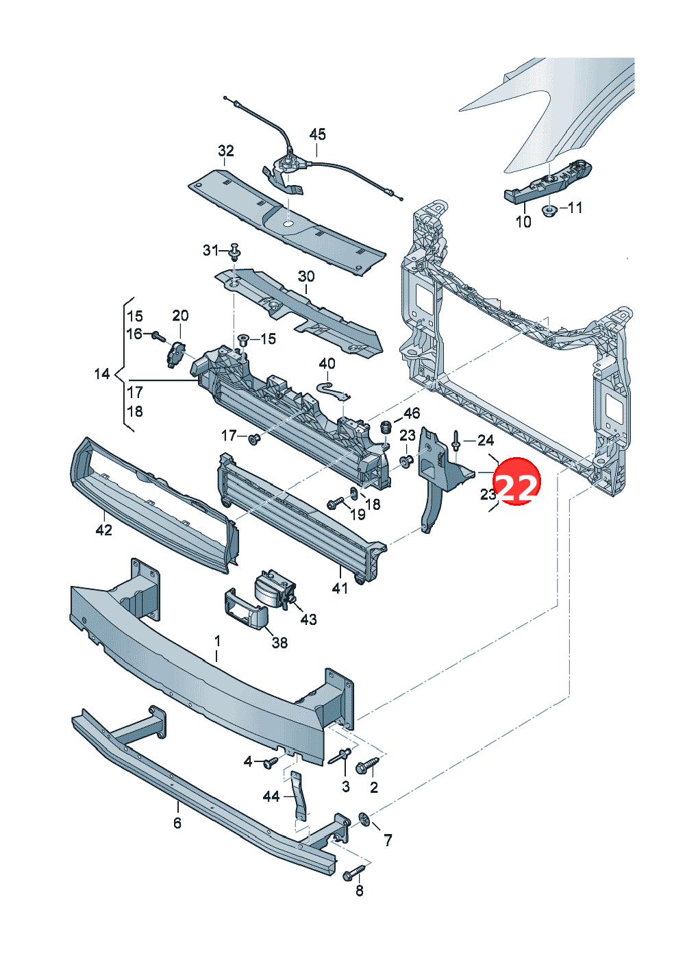 Bracket OE 4KE807135