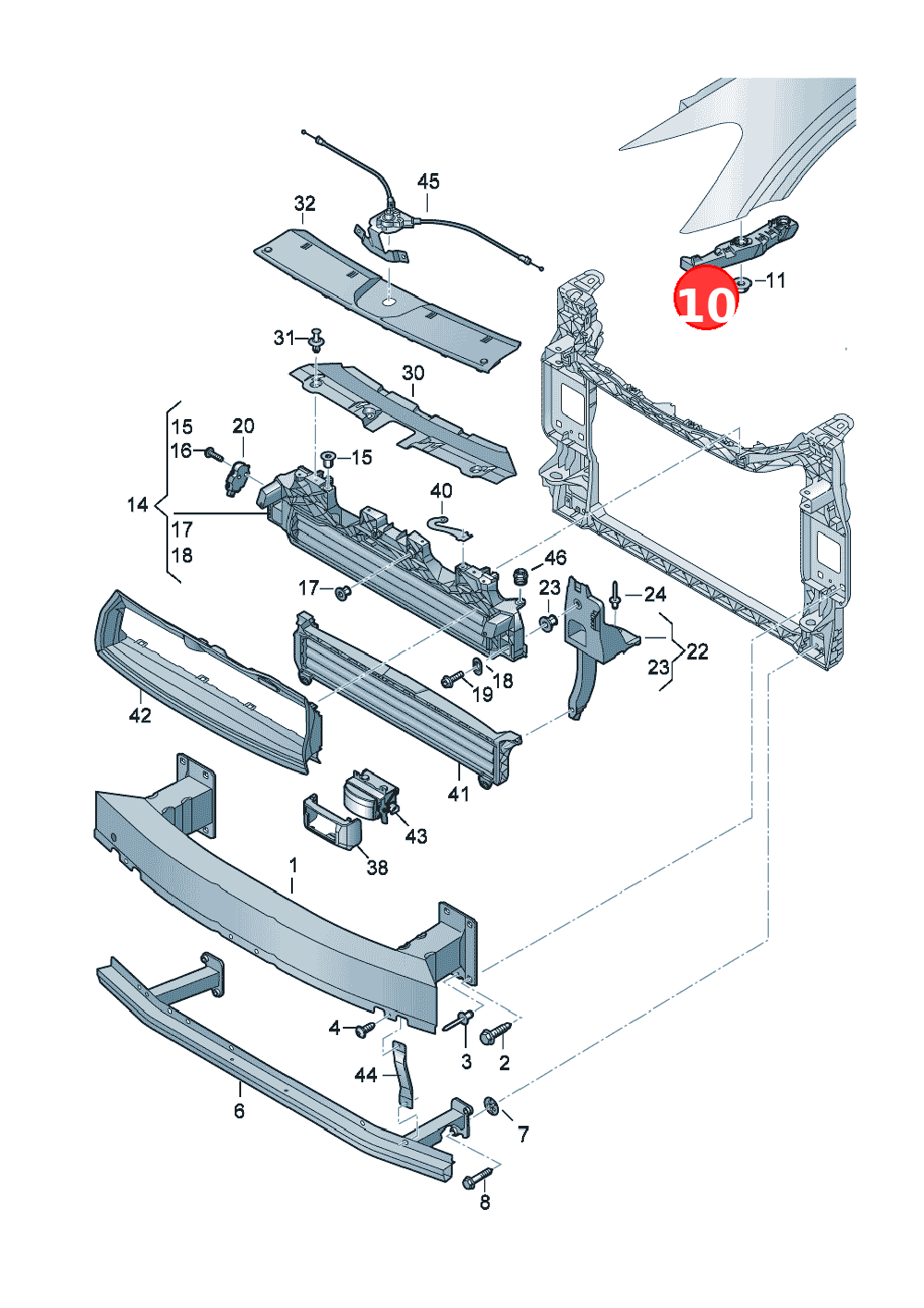 Guide section OE 4KE807283
