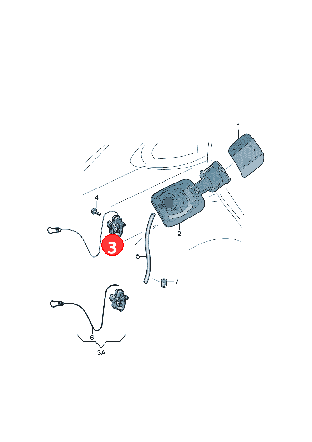 throttle control elementadditionally to be used items: OE 8V0862153A