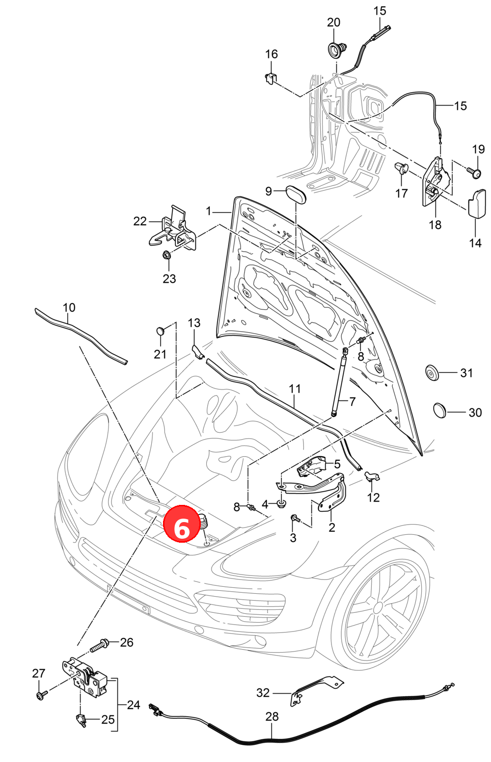 Stop buffer OE 95850548101
