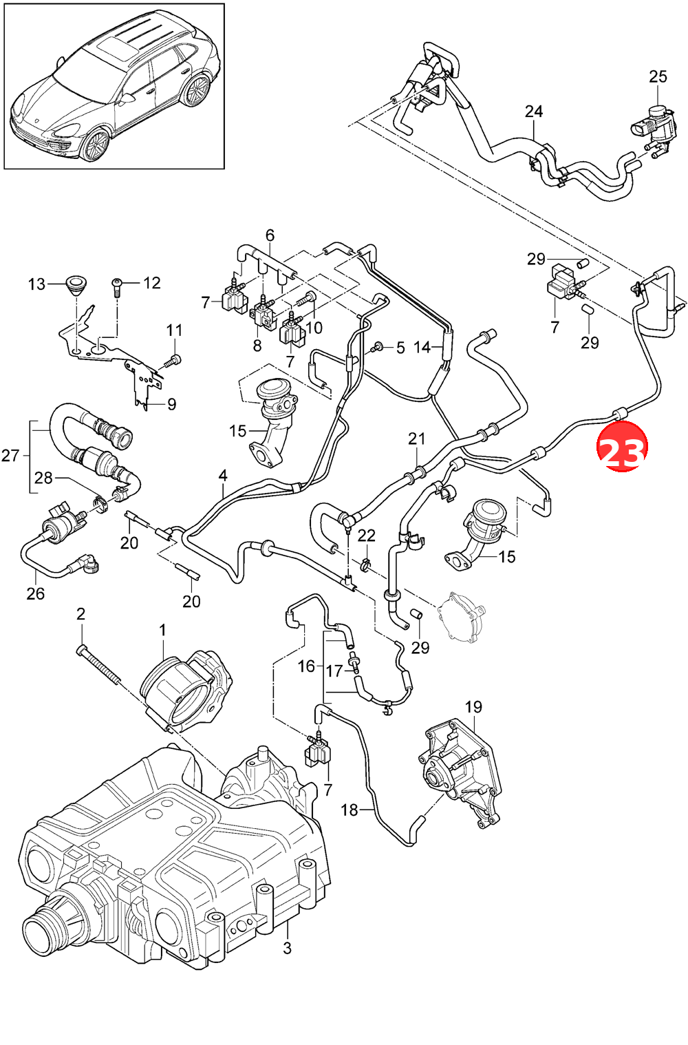 Vacuum lineD              -    MJ 2014 OE 95811036010