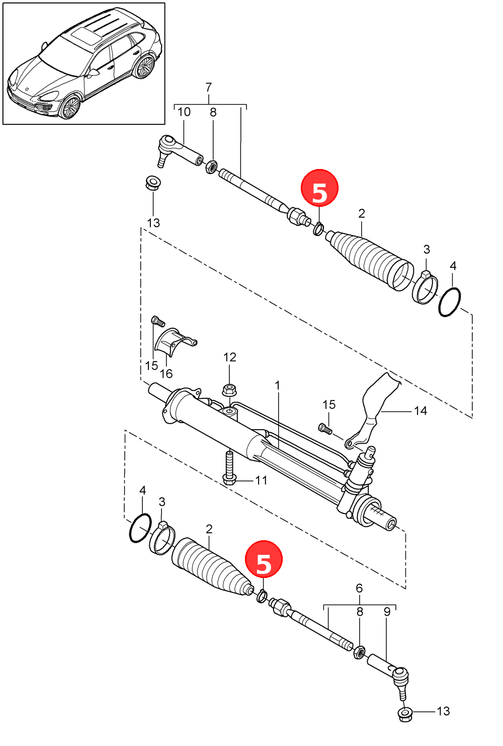Clamp OE 95534764500