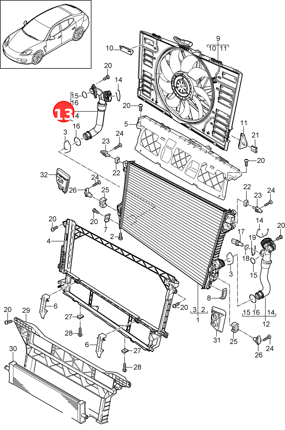 Distributor tubeD              -    MJ 2013 OE 97010623201