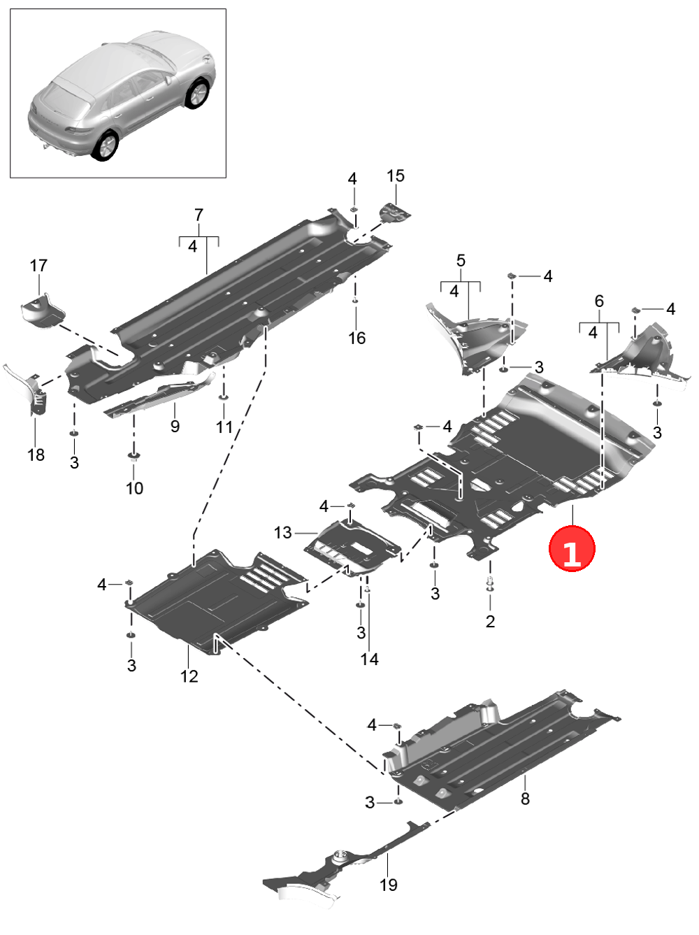 CoverCover OE 95B825353