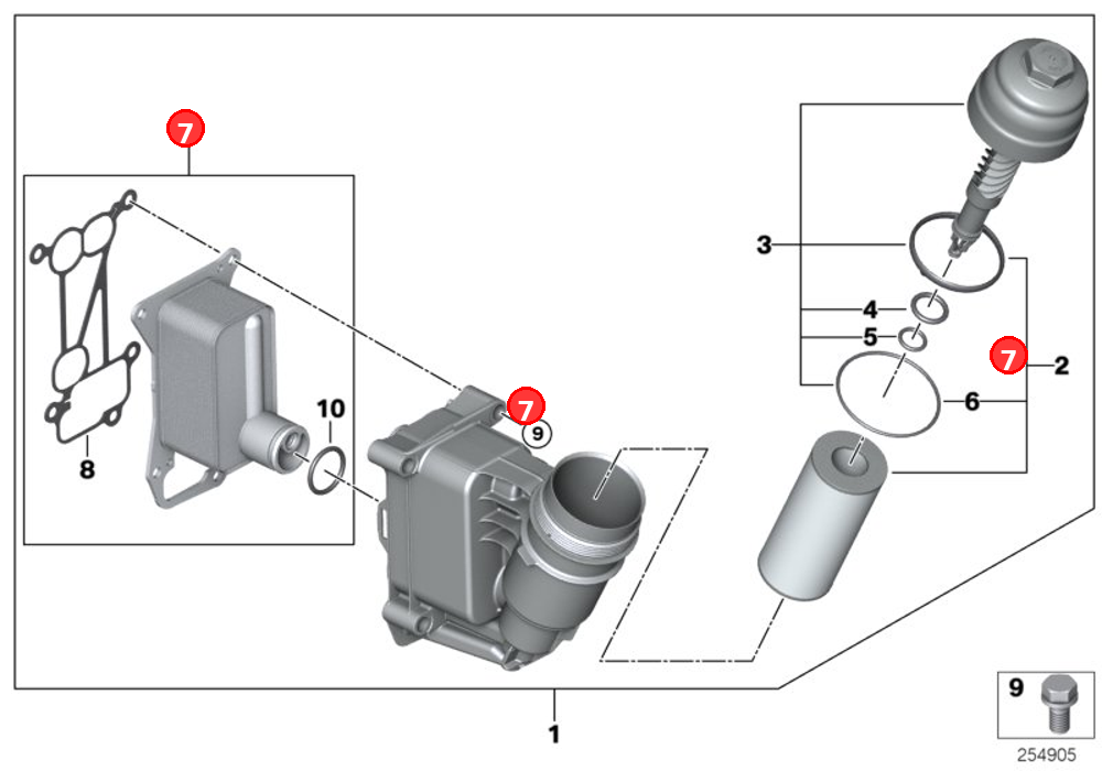 Heat exchanger OE 11428512435