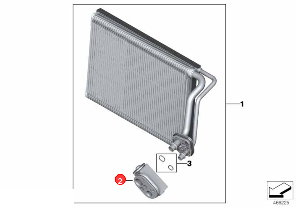Expansion valve OE 64119396223