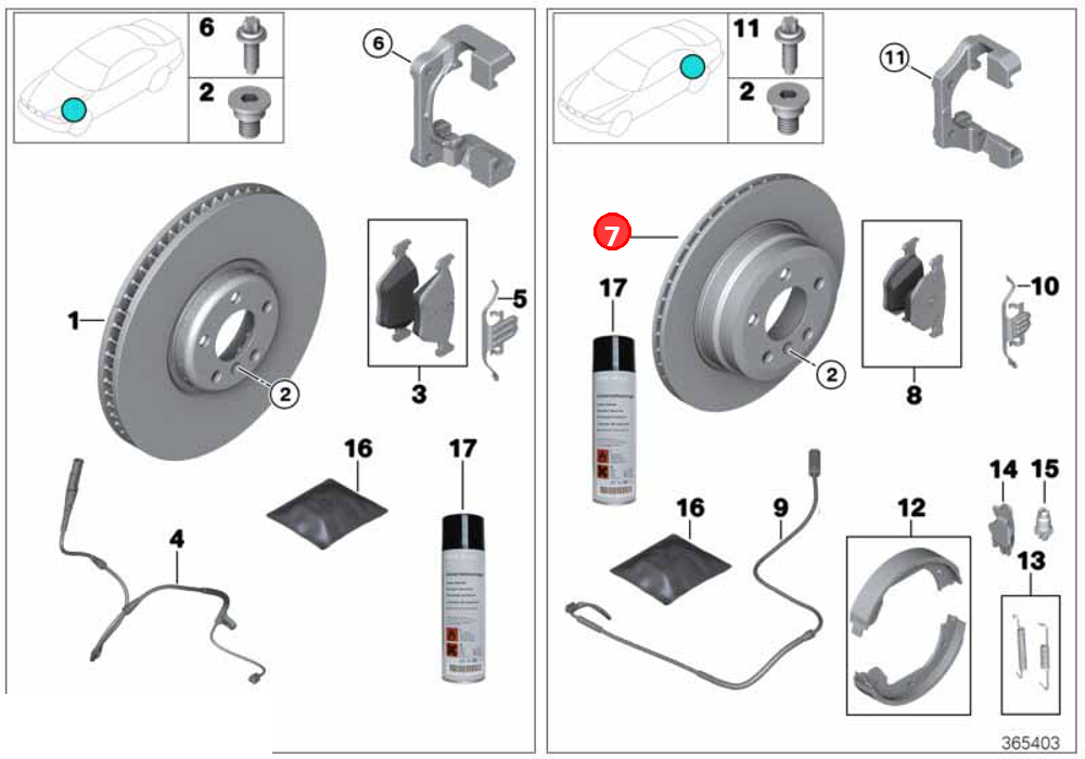 Brake disc, ventilated OE 34216864900
