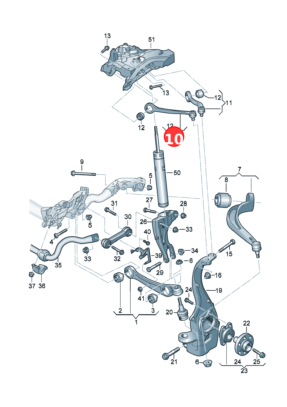 GuideD             >> - 07.08.2023To determine the parts,please take into accountthe equipment currentlyon the vehicle. OE 4M0407505B