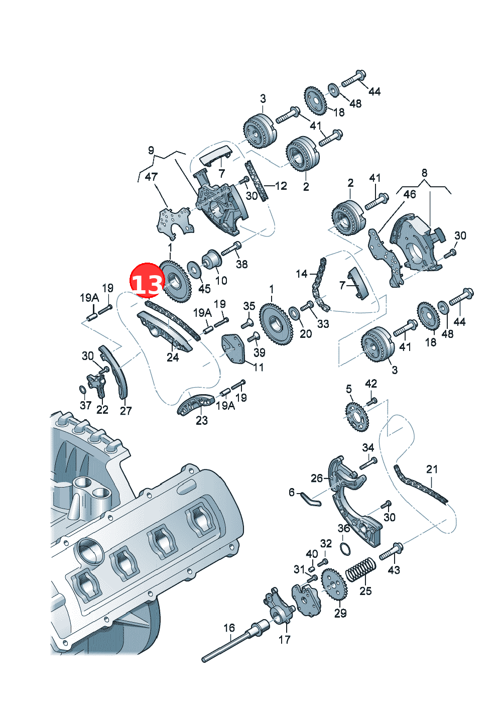 timing chain OE 06E109229F