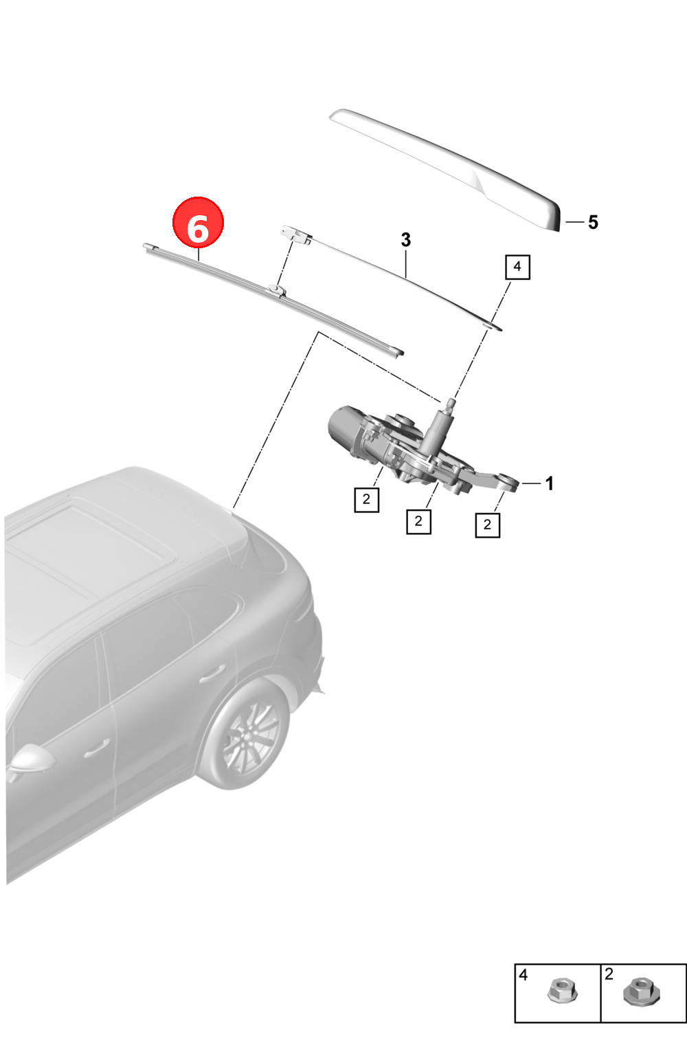 wiper bladeDiscontinued part OE 974955427A