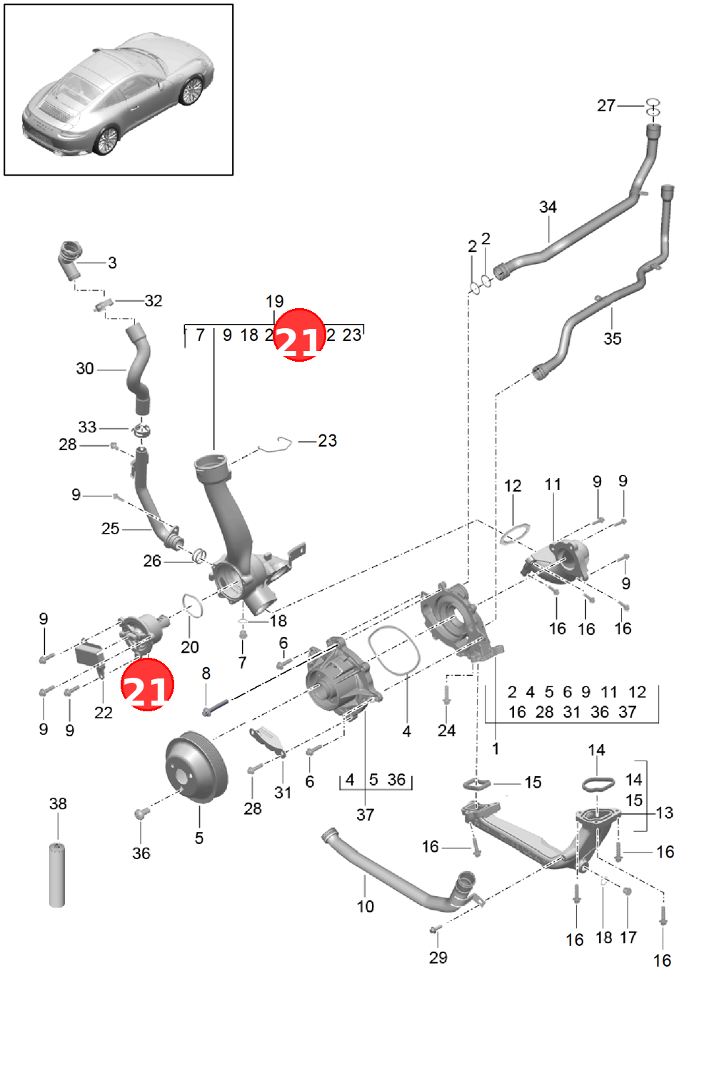 thermostat OE 9A712111000