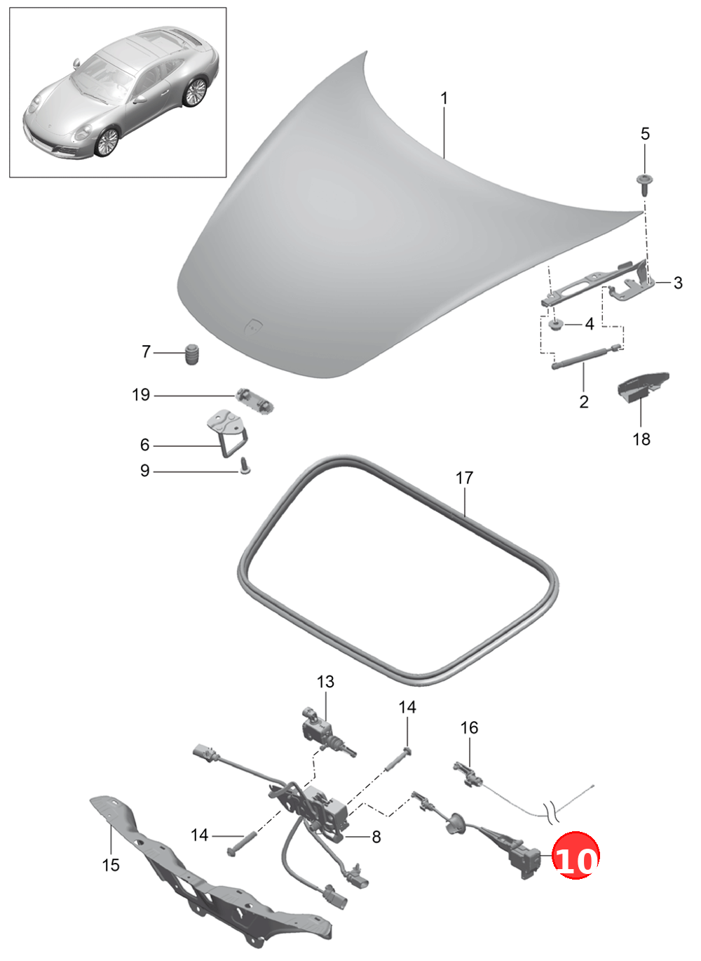 throttle control element OE 99150411720
