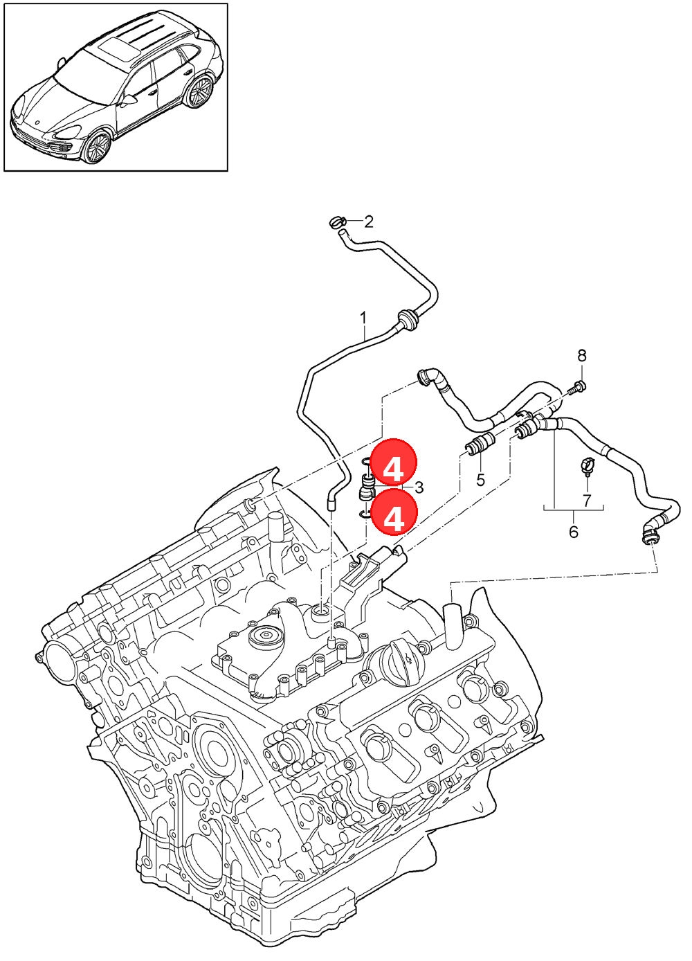 O-ring OE WHT004793A