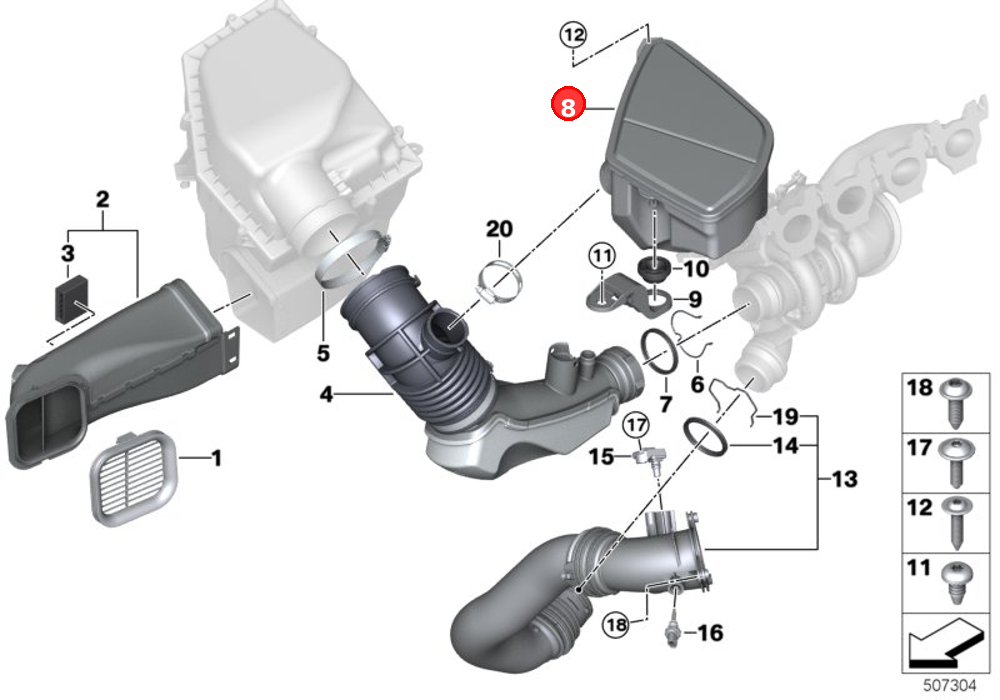 Resonator OE 13718612084