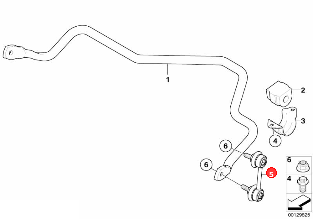 Stabilizer link OE 33503414297